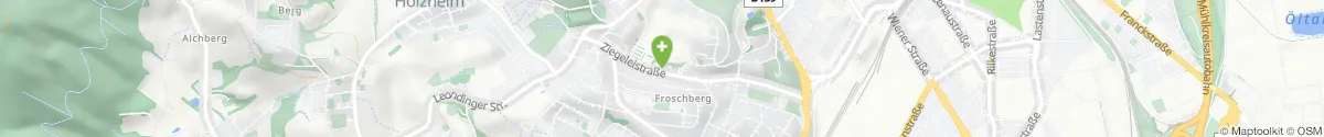 Kartendarstellung des Standorts für Froschberg-Apotheke in 4020 Linz
